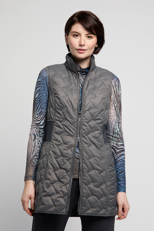 [9186-376] QUILTED VEST