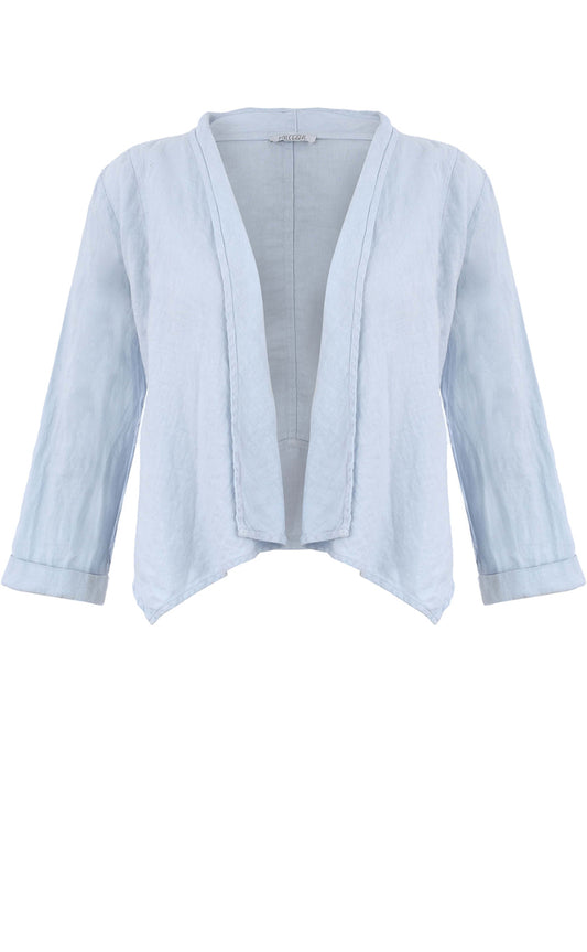 Hannahs Of Erin- Erin Ontario-Dolcezza 3/4 Sleeve Cropped Bolero-Style Lightweight Open Front Jacket [25233]

Effortlessly Chic: Relaxed-fit, cropped bolero-style open-front jacket by Dolcezza
Lightweight & Breathable: Ideal for year-round layering
3/4 Sleeves: Stylish cuff detail adds a polished touch
Minimalist Design: Offers a casual yet refined look