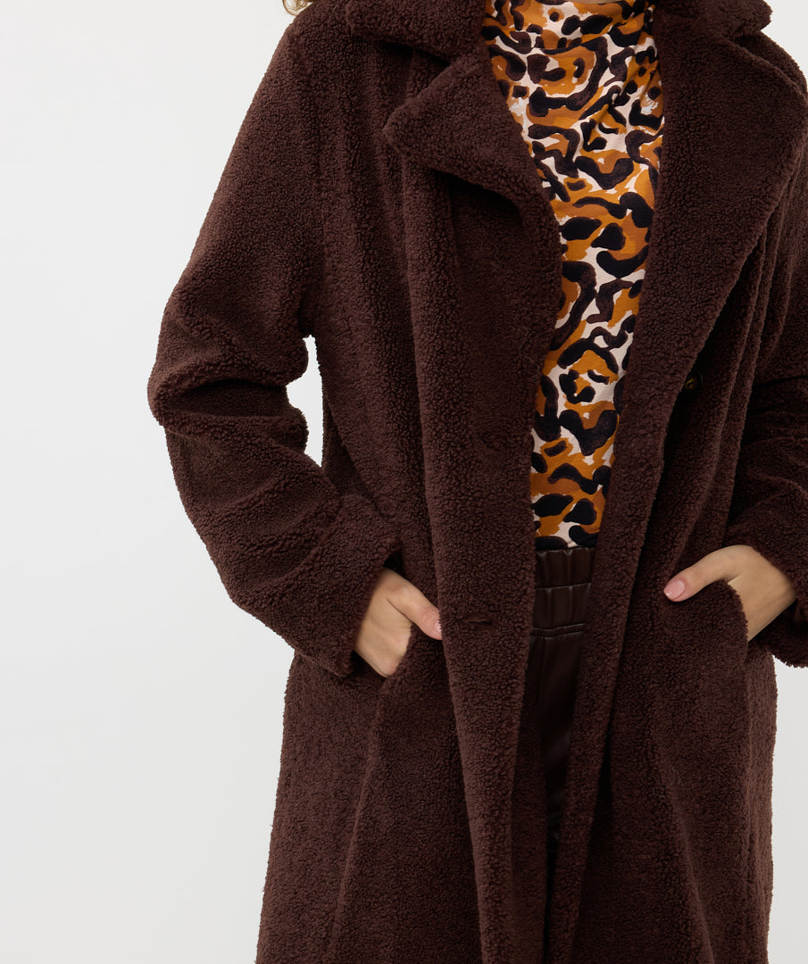 F2437518 BOUCLE LONG COAT Hannah s of Erin