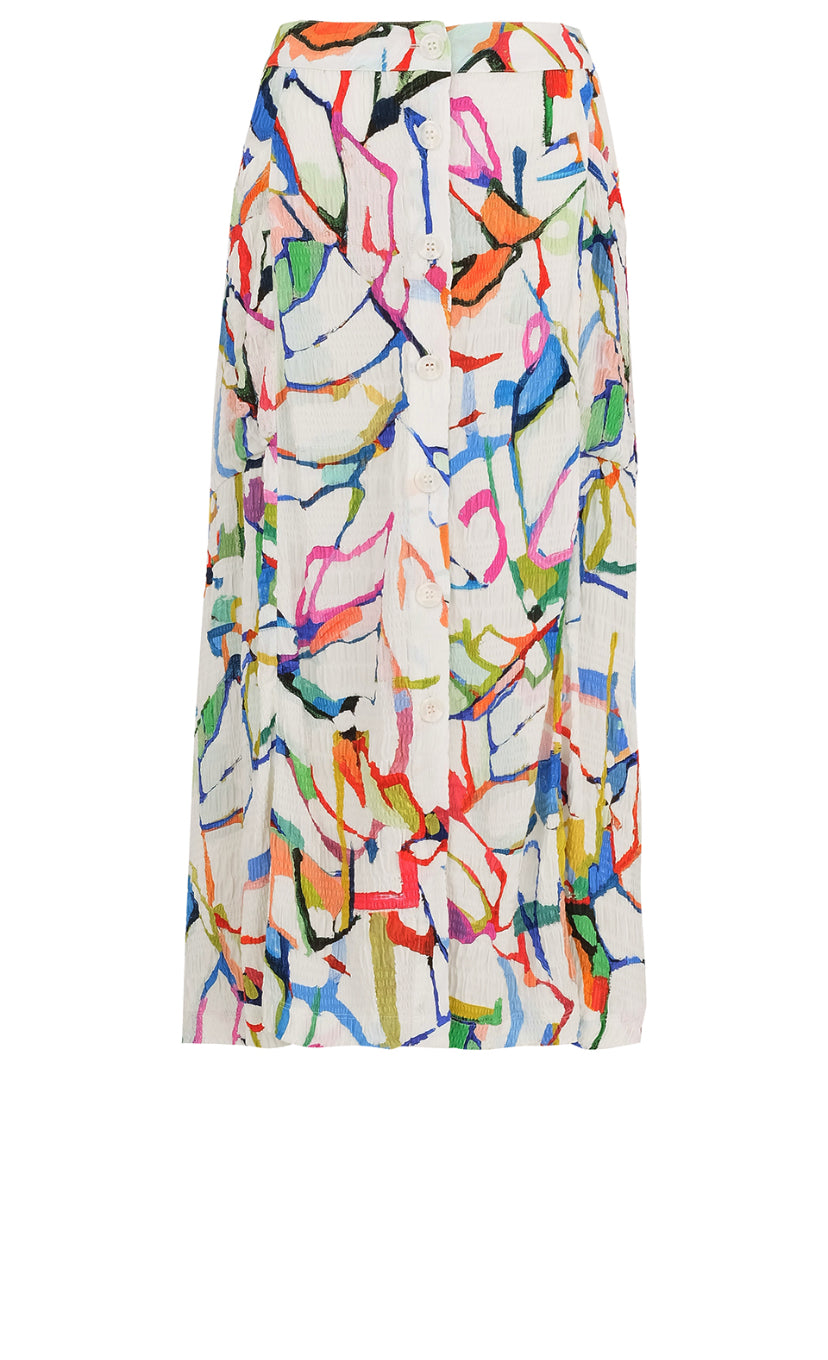 hannahs of Erin-Erin Ontario-Dolcezza Tea-Length A-Line Skirt | Abstract Print | Style #25646
Tea-length A-line skirt with a bold abstract print
Flowy fabric moves beautifully with every step
Button-front detail adds a chic touch
Flattering A-line silhouette for a timeless, feminine shape
Versatile style – perfect for garden parties, brunch dates, and weekend outings
Style Tip: Pair with a tucked-in blouse and heels for elegance or a fitted tee and sneakers for a casual look