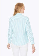 Load image into Gallery viewer, 190107 Foxcroft STRETCH STRIPE SHIRT
