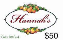 Load image into Gallery viewer, Hannah&#39;s of Erin Gift Card
